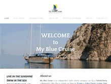 Tablet Screenshot of mybluecruise.com